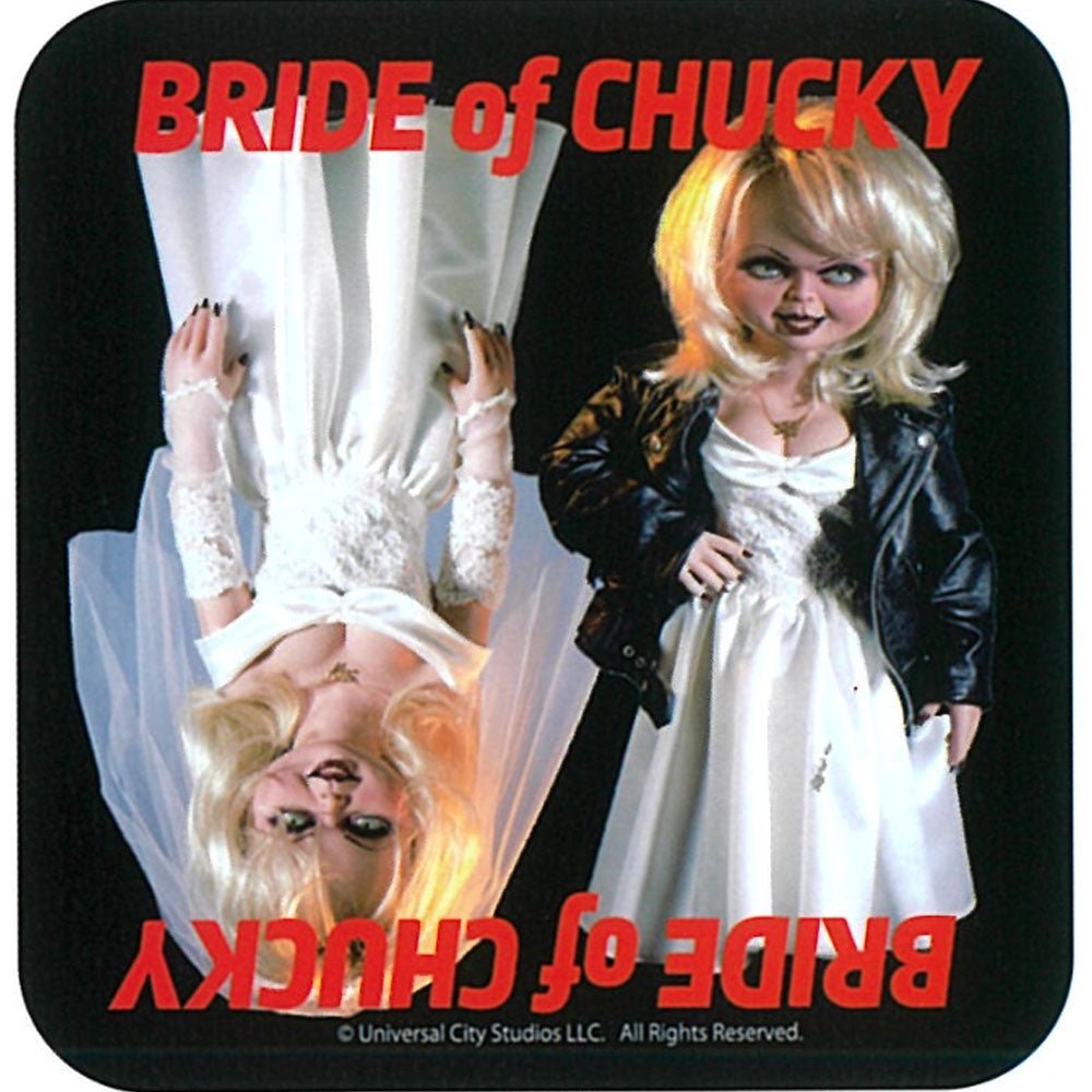 CHILD'S PLAY チャイルドプレイ - BRIDE OF CHUCKY / Black / ステッカー - PGS